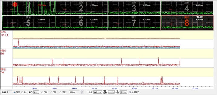 超声波探伤界面 超声波探伤界面